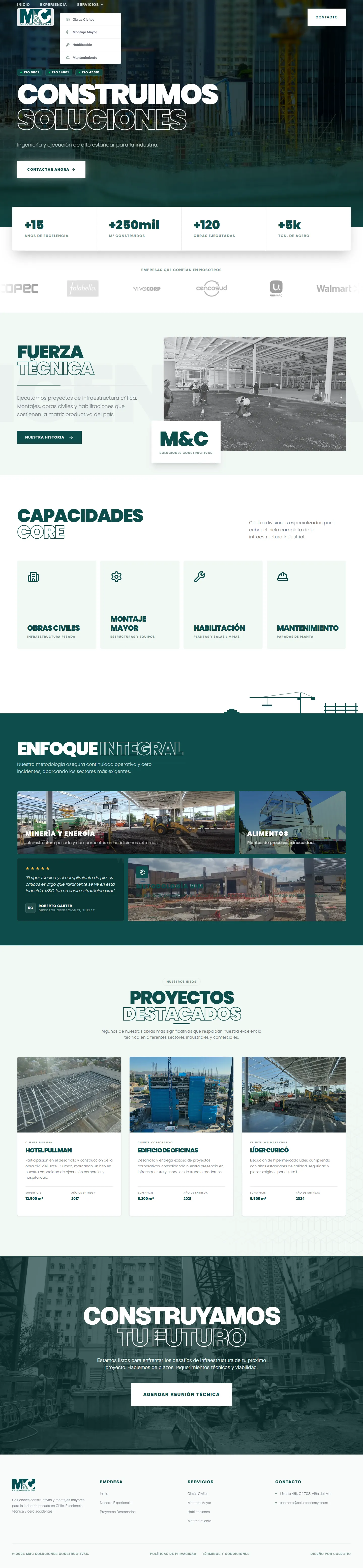 MyC Soluciones desktop full